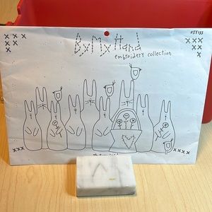 Folk stone House & By My Hand Embroidery bundle unused